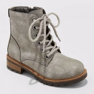 target silver boots